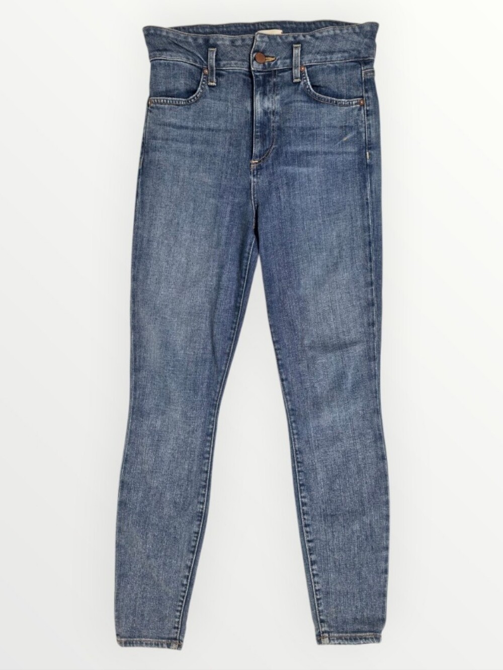 Alice + Olivia Good Wrap Waist Skinny Jeans 28 Naughty But Nice High Rise